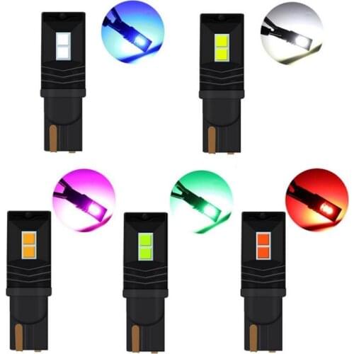 1Pcs Auto Interior Lamp License Plat T10 3030 LED Reading Bulb 3D Ceramic Car Width Light TXTB1