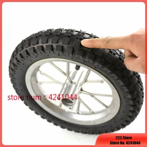12 1/2 x 2.75 Front and Rear wheel assembly 12 1/2X2.75 tire for Razor Dirt Bike Rocket MX350 MX400 Mini Dirtbike