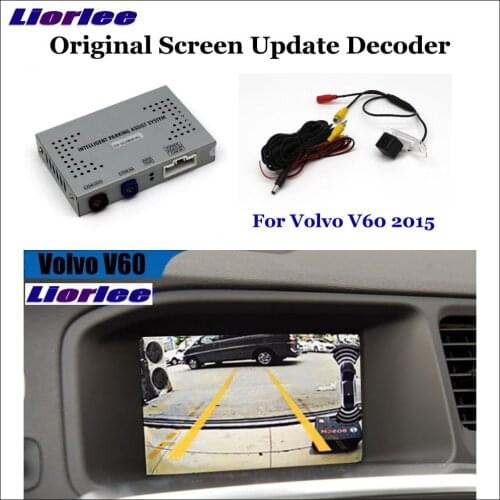 Car Rear View Backup Reversing Parking Camera For Volvo V60 2015 2016 2017 2018 2019 2020 2021 Full HD CCD Decoder Accessories