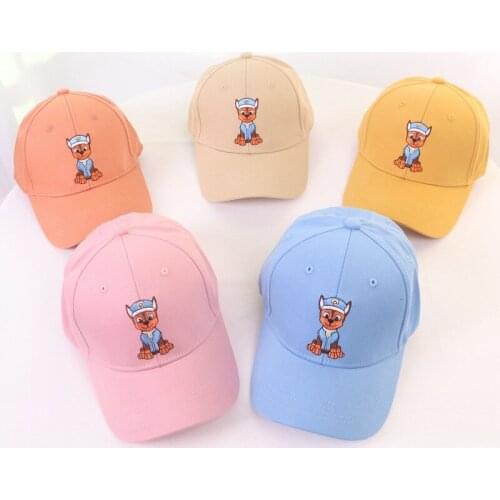 2021 PAW Patrol New Cartoon Peaked Cap Cute Comfortable Sun Protection Baseball Hat Children Cotton Kids Christmas New Year Gift