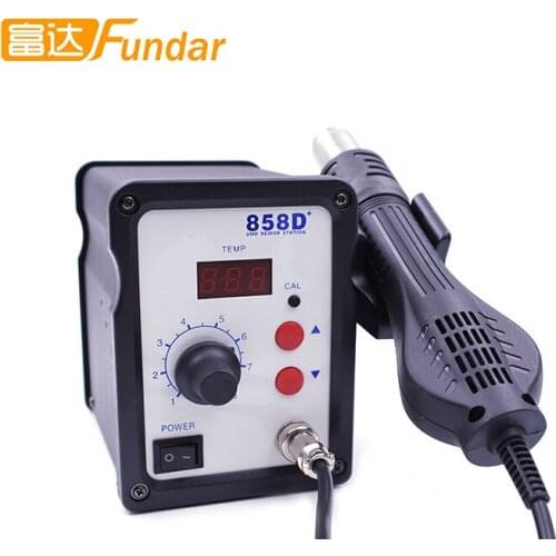 Safe 700W 858D+ ESD Constant Temperature Electronic Soldering Iron SMD rework Hot Air Gun For BGA Rework