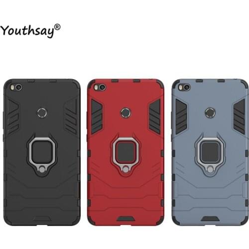 For Xiaomi Mi Max 2 Case Magnetic Finger Ring Kickstand Hard Phone Case For Xiaomi MiMax2 Cover For Xiaomi MiMax 2 Fundas