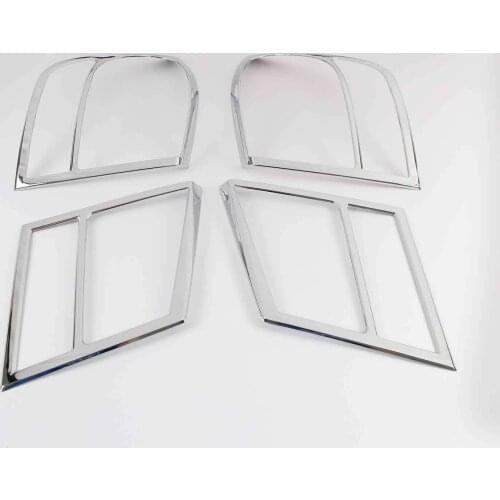 For Dodge Journey JCUV 2013 2014 2015 2016 Chrome Rear Tail Light Lamp Cover Trim Taillight Frame Trim Car Styling Accessories