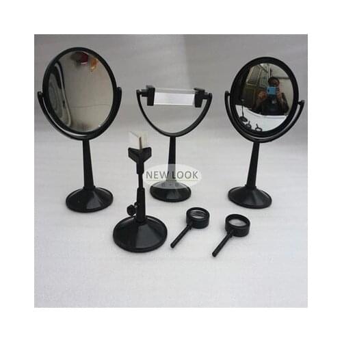 Physical professional optical glass prism Concave/convex mirror Optical components teaching instrument with stents