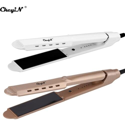 Tourmaline Ceramic Hair Straightener Hair Flat Iron 4 Gear Adjustment Temperature Fast Heating Hair Straightening Plate Women