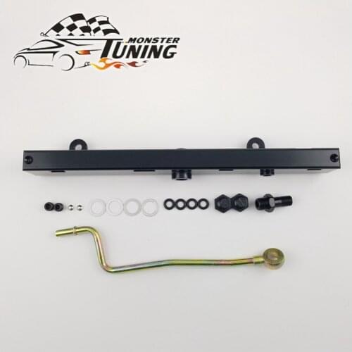 Tuning Monster high Volume Fuel Rail Kit for Honda 02-06 for Acura for RSX for Civic K20 K20A2 K20Z1 K20A3 K series black