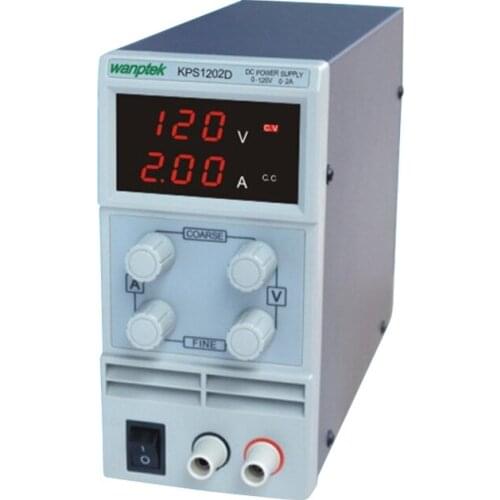 KPS1202D Adjustable High precision double LED display switch DC Power Supply protection function 120V2A 110V/220V 0.1V/0.01A EU
