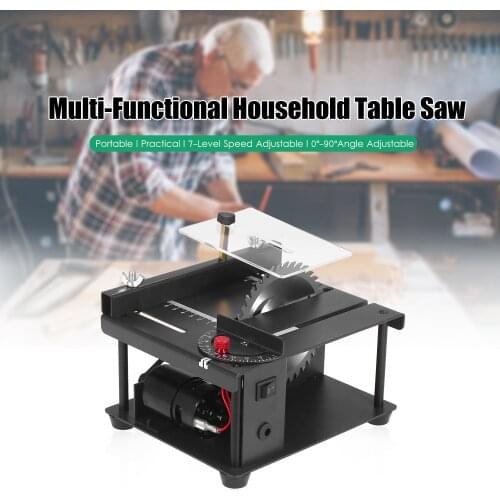 Multi-Functional Table Saw Mini Desktop Saw Cutter Electric Cutting Machine 35MM Cutting Depth for Wood Plastic Acrylic Cutting