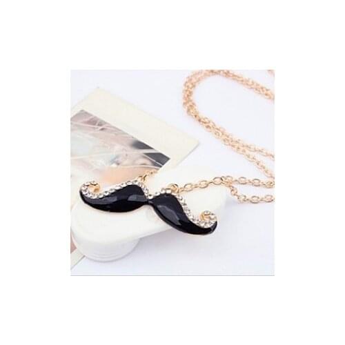N211 Free Shipping 2017 Fashion Wholesale Vintage exquisite long Mustache necklace female design necklace women pendant necklace