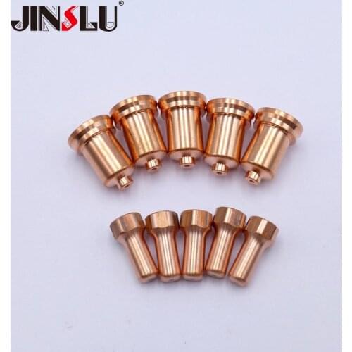 Drag Cut Nozzle Tip 5pcs + 52558 Electrode 5pcs For PT-80 PT80 PT 80 IPT 80 IPT-80 Plasma Torch