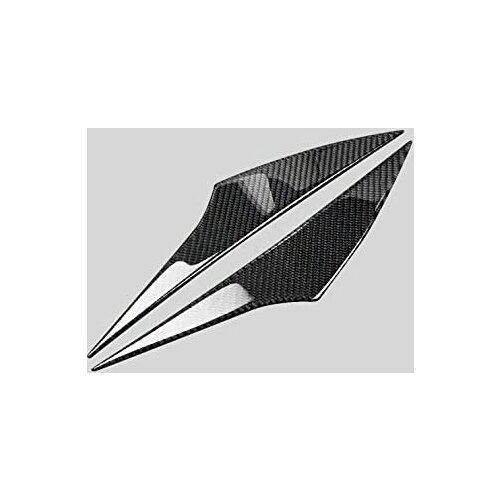 Carbon Fiber Head Light Eyelids Eyebrows for 2014-2016 Mazda Axela