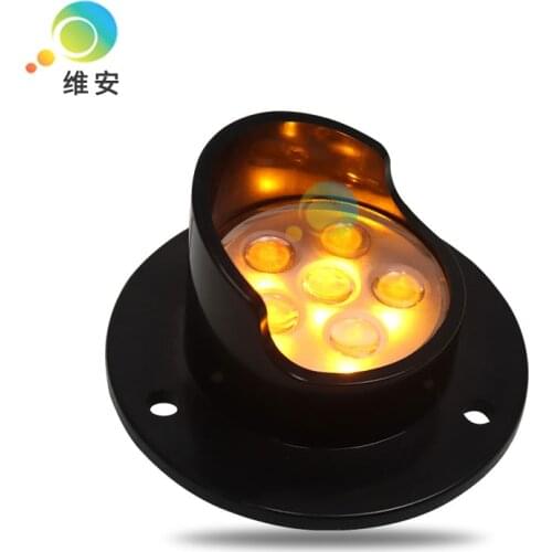 New design DC12V 50mm diameter amber LED traffic light module arrow board parts LED cluster for promotion
