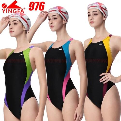 NWT YINGFA 976 WOMENS GIRLS COMPETITION TRAINING RACING PROFESSIONAL SWIMWEARS SWIMSUITS ALL SIZE NEW