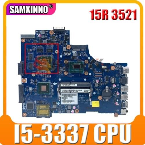 Original Laptop motherboard For DELL Inspiron 15R 3521 5521 I5-3337 Mainboard CN-0P14T7 0P14T7 VAW01 LA-9101P SR0XL 216-0842009