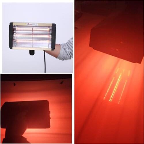 Portable Infrared Paint Lamp Shortwave Baking Light Paint Heater Drying Tool Paint Curing Lamp Spray Paint Room Accessories