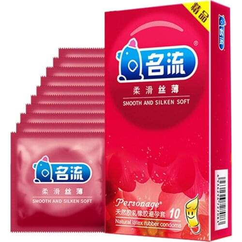Mingliu 10pcs/Lot Premium Sex Products Natural Latex Rubber Condoms For Men Adult Sex Toys Real Feel Safer Contraception