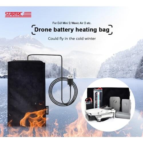 STARTRC Dji Mini 2 LiPo Battery Heating Bag For Dji Mavic Mini 2 Explosion Fireproof Battery Storage Bag For Mavic Mini Drone