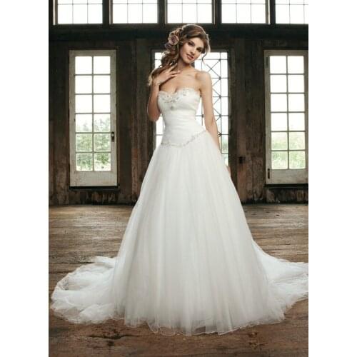 Vestido de noiva casamento 2018 sexy sweetheart romantic brides Cheap simple wedding bridal gown Mother of the Bride Dresses