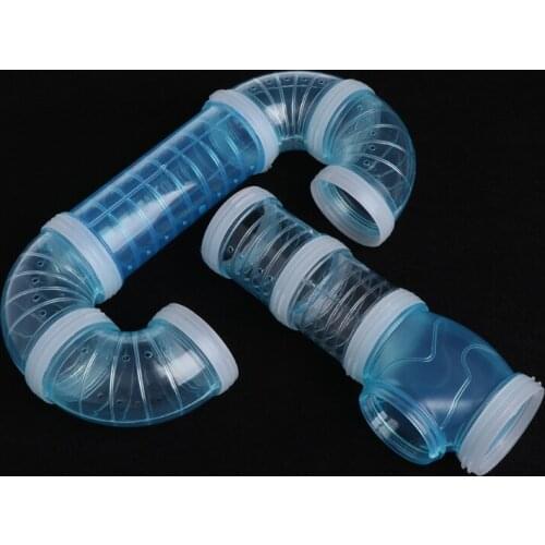 Hamster External DIY Pipeline Tunnel Fittings Tube Exercise Cage Accessories New