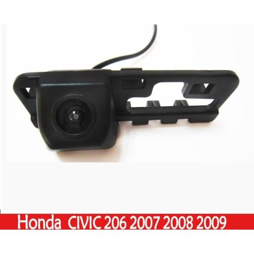 Rear View Camera Car Reverse Backup HD Parking Camera Wide Angle Waterproof FOR Honda CIVIC 2006 2007 2008 2009 With Guide Line