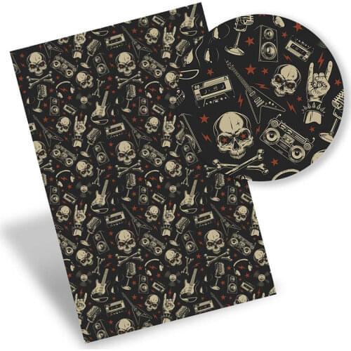 Faux Leather Sheets Synthetic Leather Ball Printed Vinyl Fabric Bow Making Materials DIY Handbags Supplies 22*30cm/A4 0.8mm 1pc