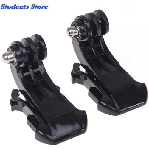 2 Pcs J-Hook Buckle Surface Mount Accessories Action Camera Helmet Fixed Base