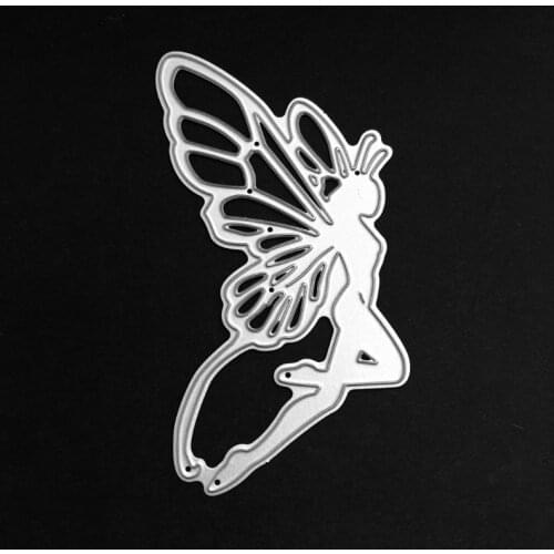 2019 Butterfly Fairy Metal Cutting Dies Stencil DIY Scrapbooking Album Stamp Paper Card Embossing Crafts Decor