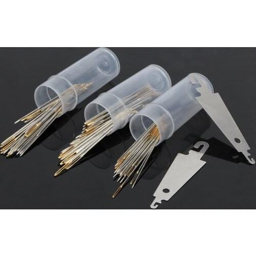 30pcs Sewing Needles Cross Stitch Needles Gold Tail Needle Blunt Embroidery Needle Cross Stitch Needlework Tools