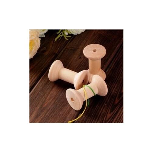 5pcs/lot ZAKKA Style Spool Vintage Wooden Bobine DIY Tool Garment Accessories(SS-536)