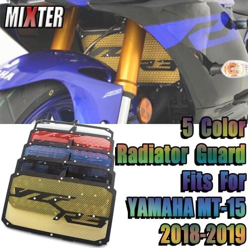 Motorcycle Accessories R3 Radiator Cover Radiator Grille Guard Cover Tank Protector For YZF R3 YZF-R3 '15-'19 YZFR3 2015-2019