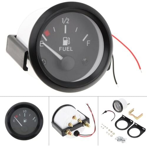 1pc 2 inch 12V Universal Car Water Temperature Meter Water Temp Gauge Voltmeter Ammeter Oil Pressure Fuel Level Volt Meter