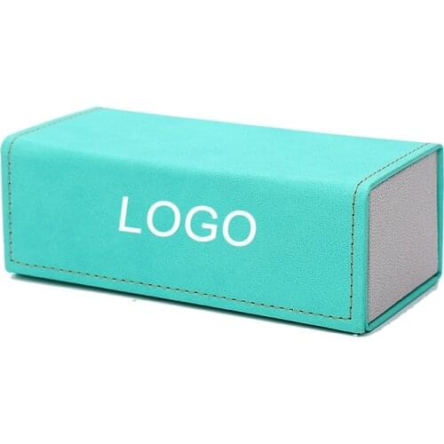 Colorful Classic Black Folding Sunglasses Case For Men Women Protector Glasses Box Eyewear Sunglasses Support Customized LOGO