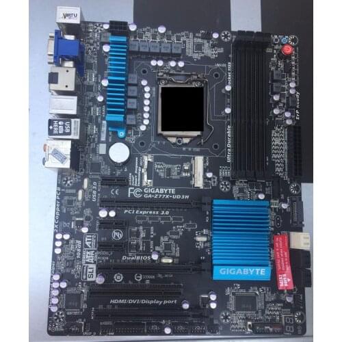 For Gigabyte GA-Z77X-UD3H Original Used Desktop Motherboard Z77X-UD3H Z77 Socket LGA 1155 DDR3 On Sale