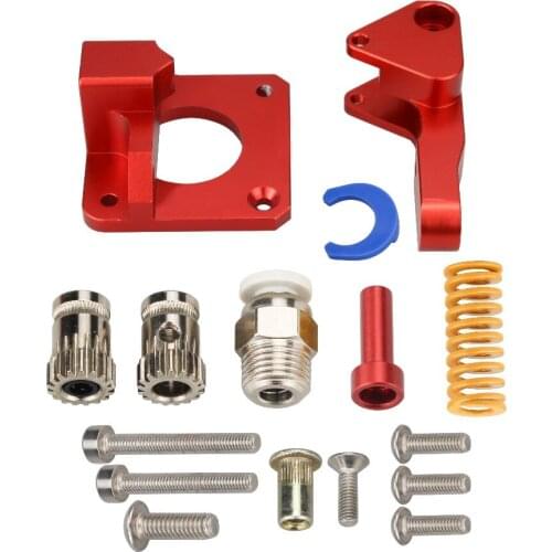 Dual Gear Mk8 Extruder Aluminum Upgrade For Extruder CR10 CR-10S PRO RepRap 1.75mm 3D Parts Drive Feed double pulley