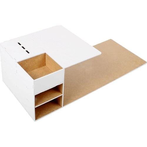 Makeup Tool Beauty Salon Three 3 Layer Eyelash Extension Pillow Shelf Storage Stand Display Display Organizer -White