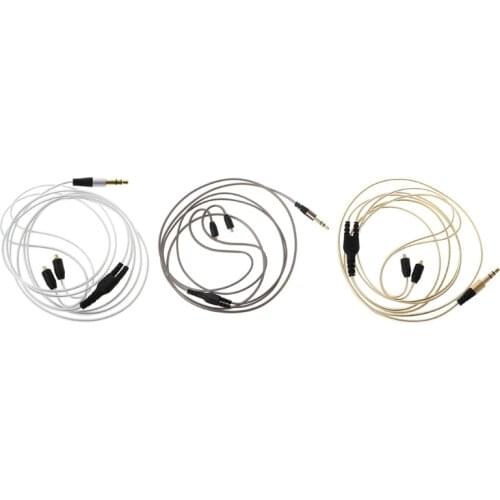 MMCX Cable for Shure SE215 SE315 SE535 SE846 Earphones Headphone Cables Cord K3NB