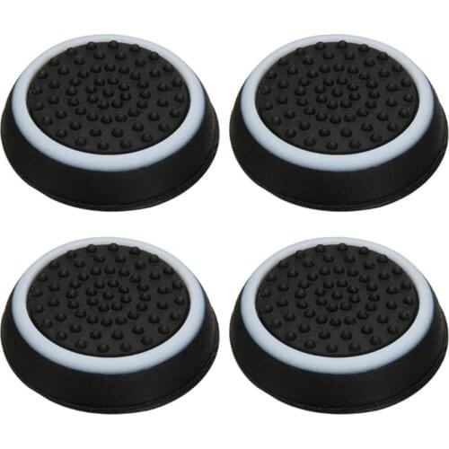 4PCS Thumb Stick Grips Caps For PS4 Pro Slim Silicone Analog Thumbstick Grips Cover For Xbox PS3 PS4 Accessories