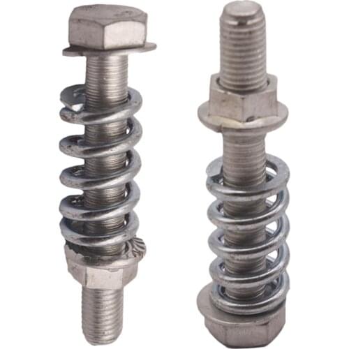 2Pcs M10x1.5 Exhaust Bolts and Spring Stud Nut Kit ,Easy to Install, Lightweight