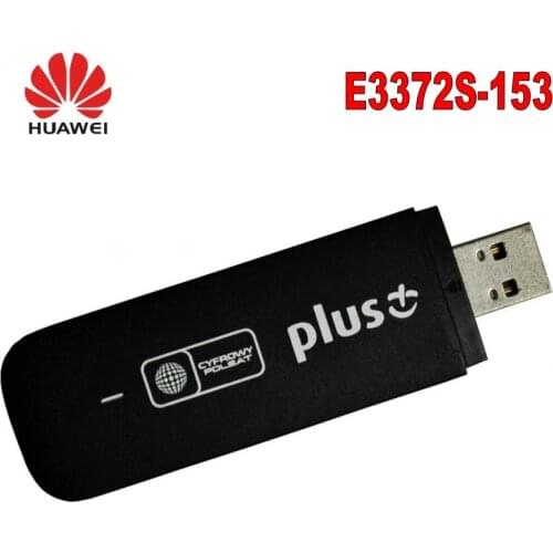 Lot of 50pcs Unlocked Huawei E3372s-153 4G USB Dongle 150Mbps LTE Modem With SIM Card Slot Hilink Firmware