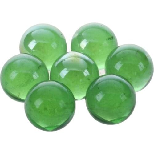 MACH 10 Pcs Marbles 16mm glass marbles Knicker glass balls decoration color nuggets toy green