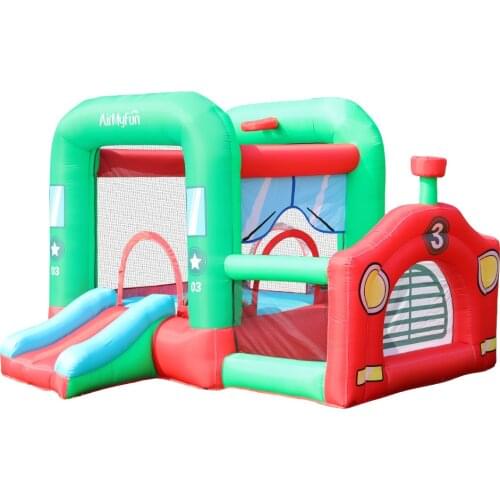 Inflatable Bouncy Castle Bouncer House Outdoor Kids Pool Trampoline Jumper Slide Park Games with Air Blower
