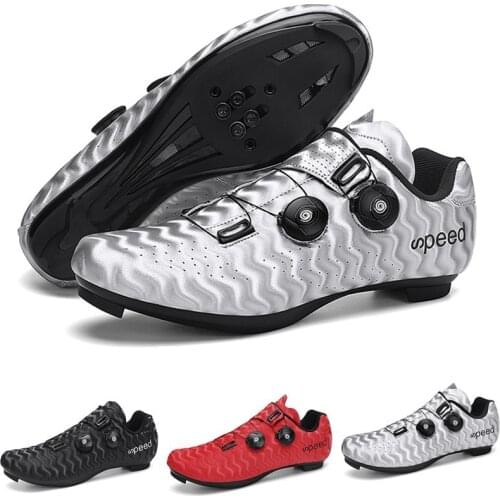 Professional Athletic Bicycle Shoes MTB Cycling Shoes Breathable Men Women Self-Locking Road Bike Shoes Outdoor Cycling Sneakers