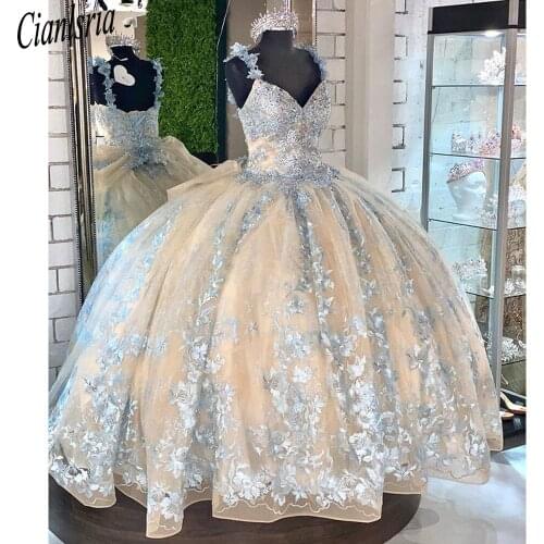 Luxury Long Quinceanera Dresses 2021 Puffy Princess Ball Gown V-neck Sweet 16 Party Sixteen Beaded Burgundy Quinceanera Dres