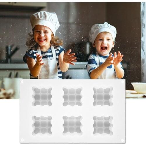 Silicone Candle Mold Cake Fondant 3D Mold For Homemade Candle Making Supplies Soap Bubble Mold Kitchen Pastry Baking Tool