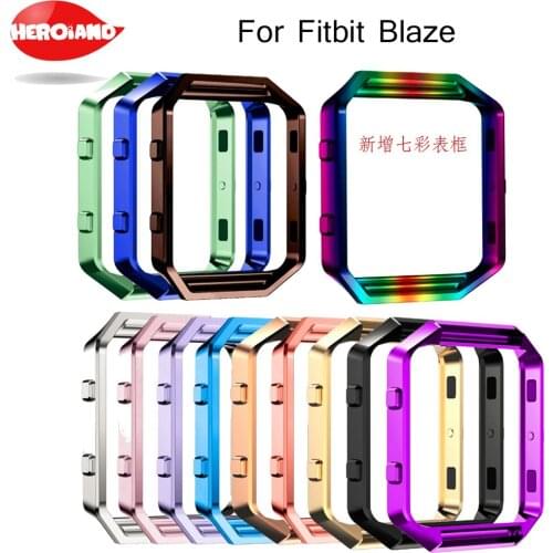 Replacement Stainless Steel Frame Holder Case Cover Shell Metal Frame Bezel For Fitbit Blaze Activity Tracker Smart Watch Band