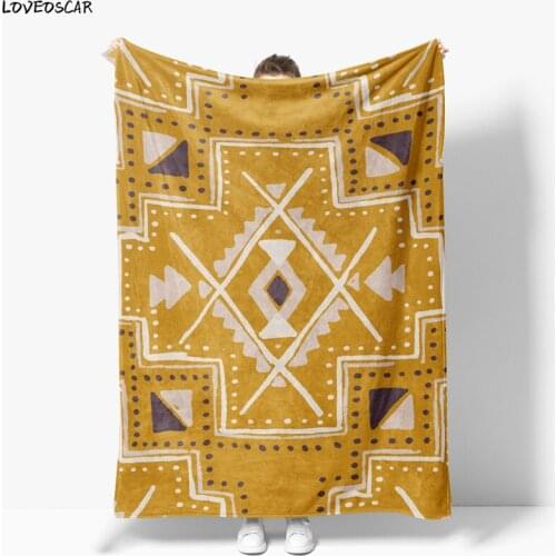 New Modern Yellow Boho Big Throw Blanket Bed Cover Bedspread Sofa Chair Decoration Tapestry Living Room Beach Picnic Sheet