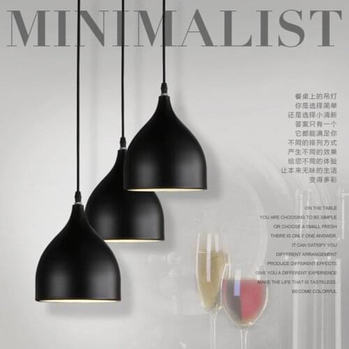 Modern Creative Individuality Pendant Lights High Quality Aluminum Three Head Decorate Hanging LampE27 Restaurant Cafe Lighting