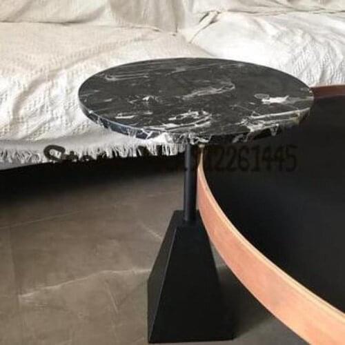 Modern minimalist creative small coffee table living room side table sofa side cabinet corner table mini round table bedside tab