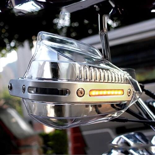 LED Motorcycle Handguards Protector For BENELLI 600 TNT 125 BN302 SUZUKI INTRUDER 1400 DR 650 GN 250 GIXXER V STROM 650