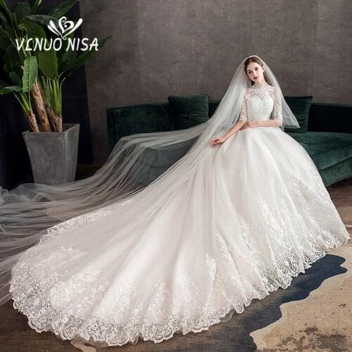 Wedding Dresses With A Train VLNUO NISA China